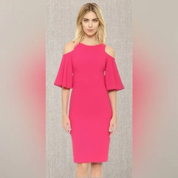 Black Halo Adera Cold Shoulder Dress